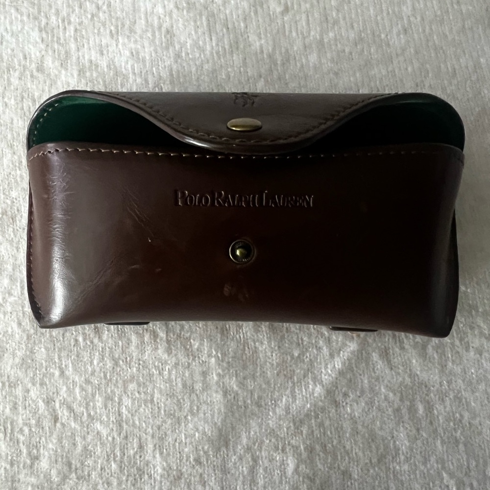Vintage Brown Leather Polo Ralph Lauren Glasses 👓 case. - Picture 5 of 13